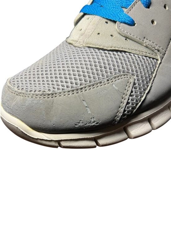 Nike Huarache Free Shield Gray Neptune Blue Athletic Running Shoes Men\'s Size 10 main image 5